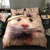 Hamster Duvet Cover Family Pet Guinea Pig for Women Children Boys Girls Lovely Mini Animals Quilt Cover for Bedroom Decorations