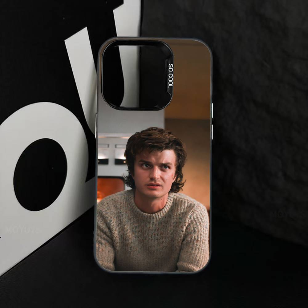 J-Joe K-Keery Actor Phone Case For iPhone 17,16,15,14,13,12,11 Plus,Pro Max,XS,Colorful Silver Black Cover