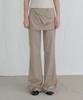 Odeseu Folded Skirt Overpants - Beige