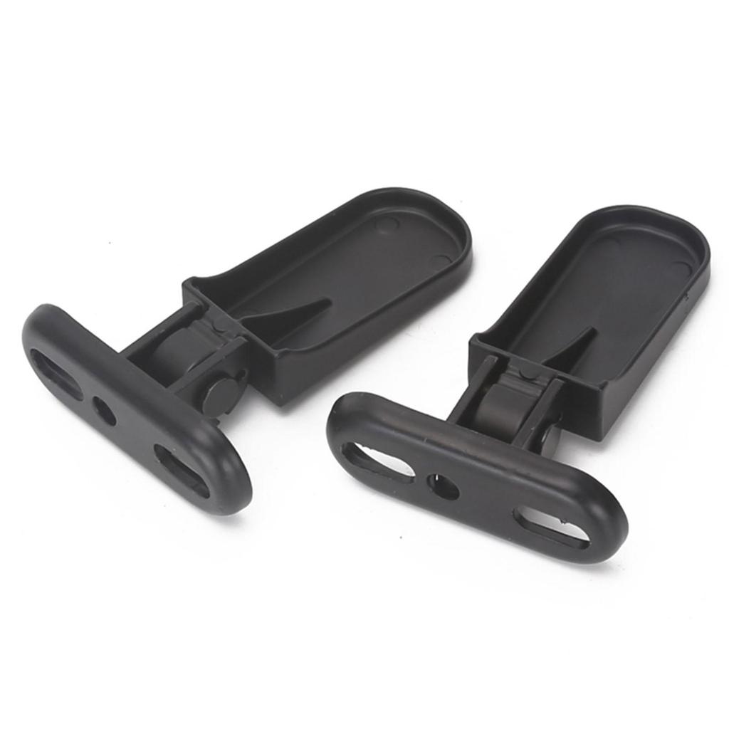 Rear Pedals Foot Plates Pedals, Non Slip Footboard Portable Pegs Folding Footrests for Electric