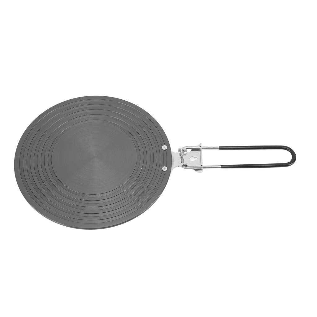 Ht Conduction Plate Aluminum Alloy Stove Top Ht Diffuser Reducer Flame Guard Simmer Plate with Detachable Handle for Kitchen