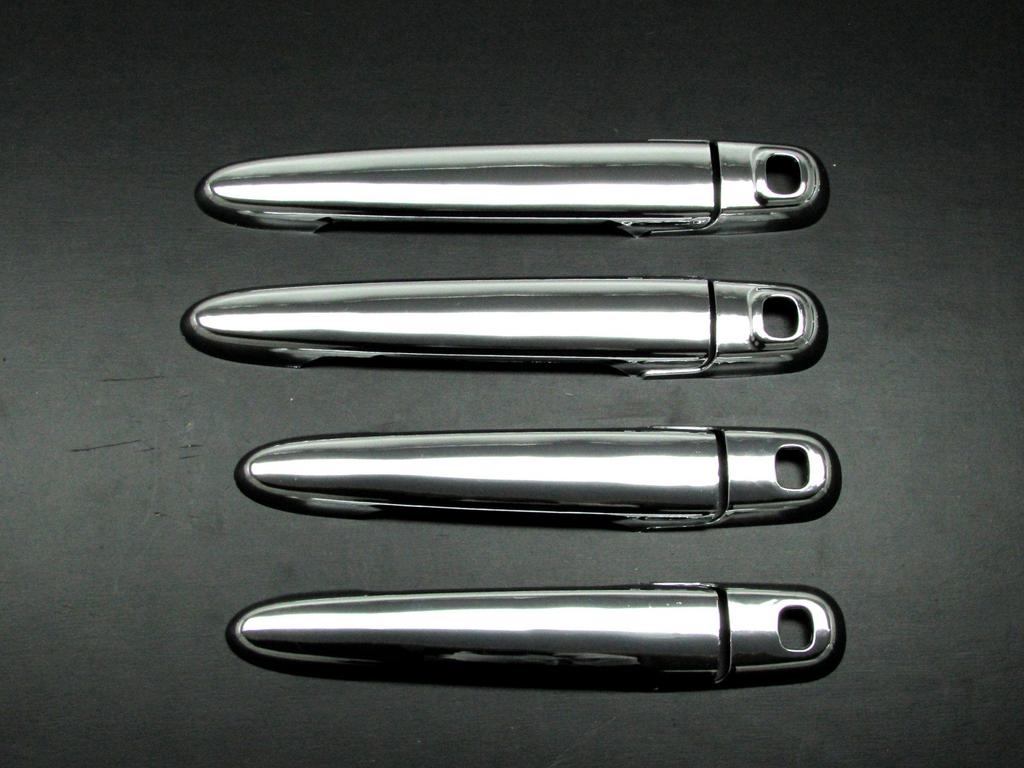 BRIGHTZ Chrome Door Handle F Set for Tanto Custom Compatible with LA Tanto Part Number 21564 Covers, Knobs, LA600S/LA610S