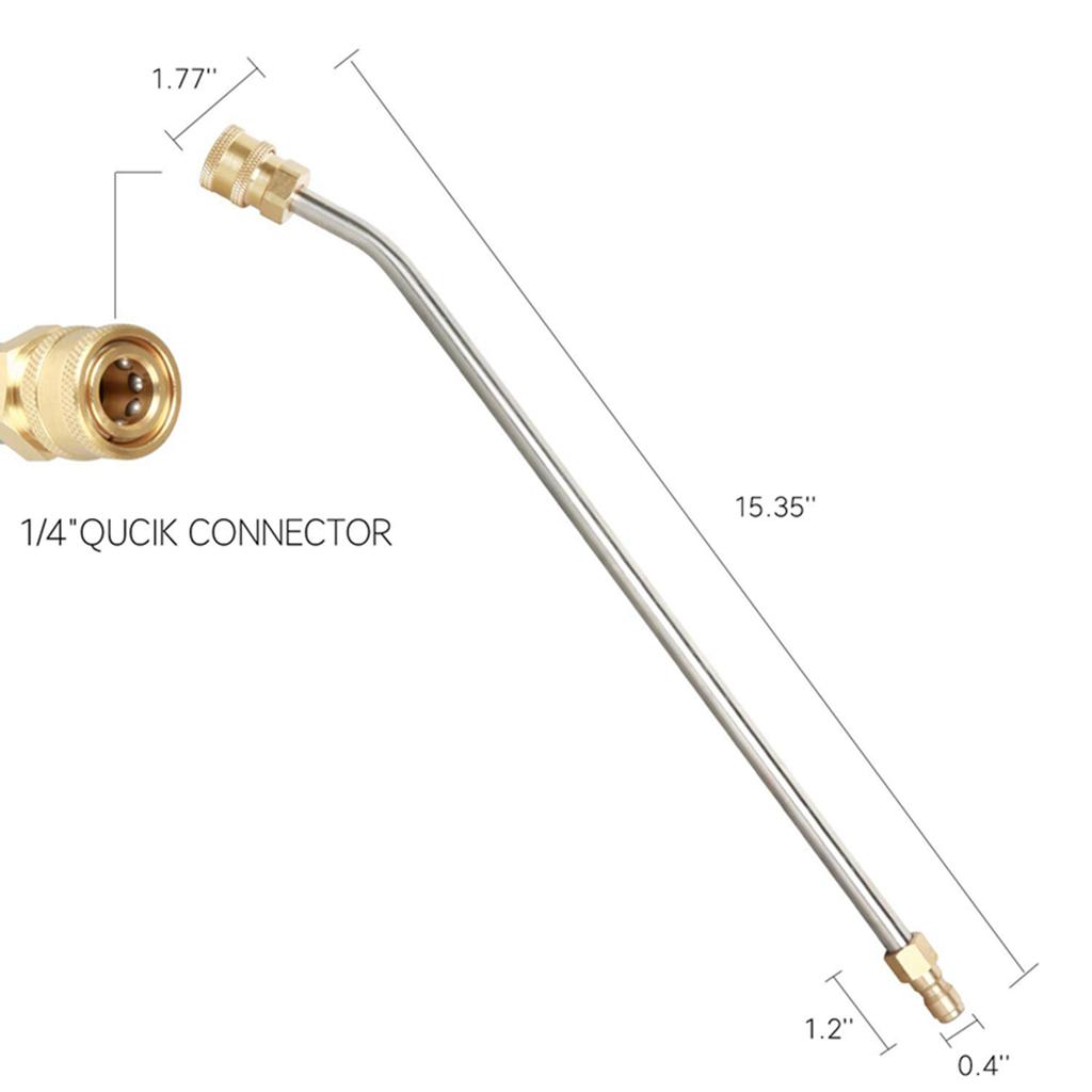 Pressure Washer Gutter Cleaner Attachment Power Washer Extension Wand 4000 PSI