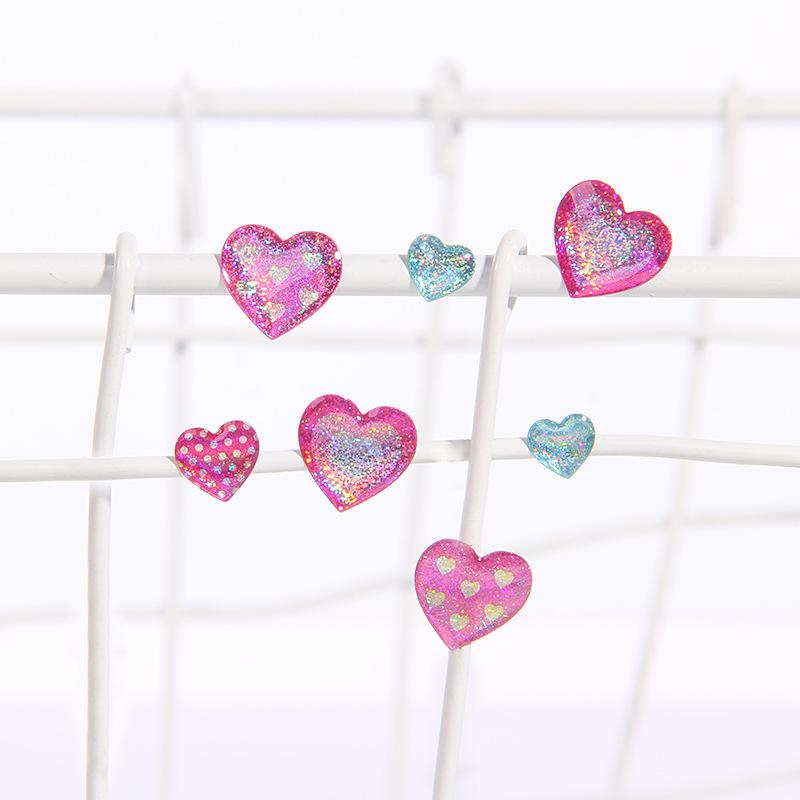 Sparkling Magic Crystal Love Star Sticker 3D Shiny Gem Three-Dimensional Sticker Phone Notebook Diary Diy Present Decoration For Girl