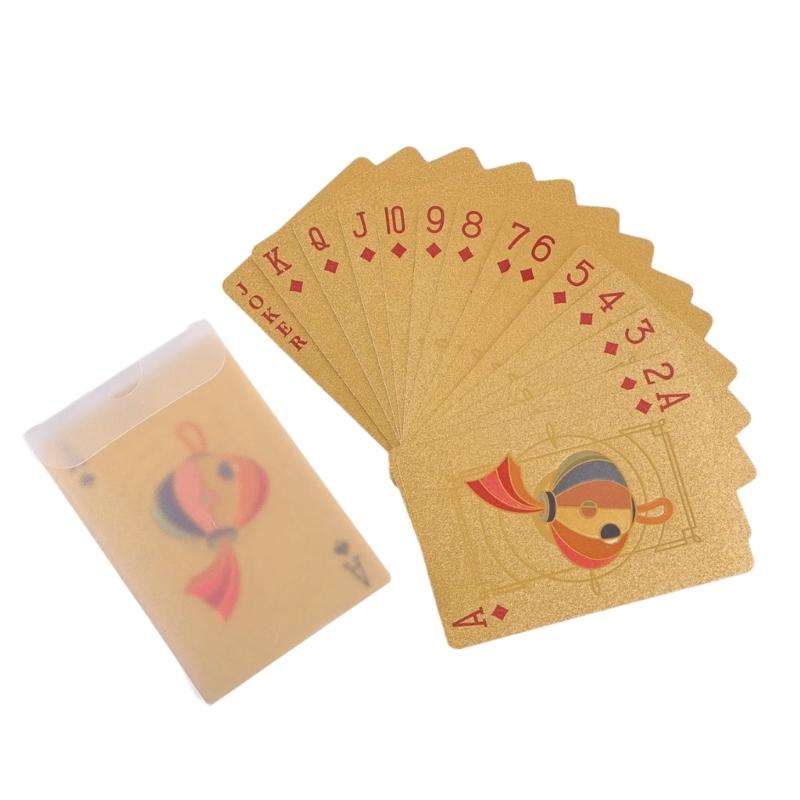 

Premium Poker Card Features Lucky Red Theme And Antislip Texture For Long Terms Entertainment 1