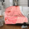 1pc Floral Pattern Lightweight Flannel Blanket, Comfortable and Warm Blanket, for Office and Camping Sofa Bed, Livingroom179