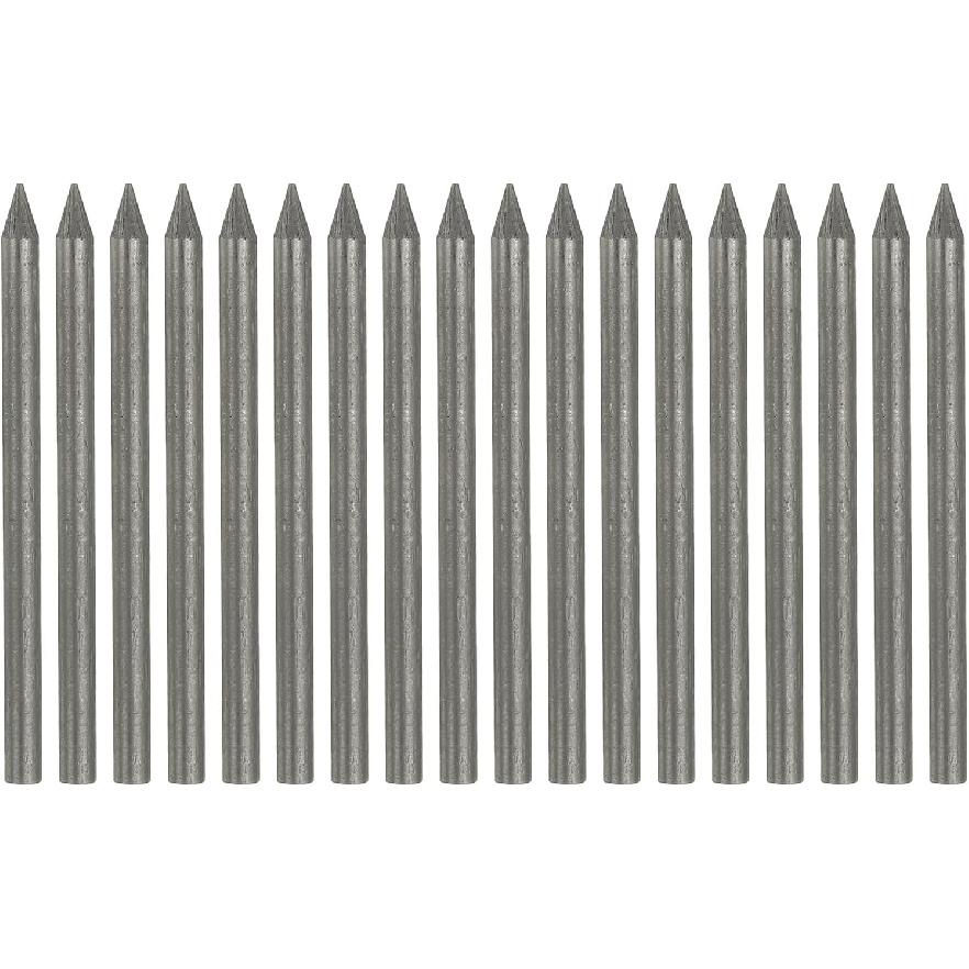 PATIKIL 5.6mm 6B Carpenter Pencil Lead Refills, 18Pcs Break Resistant Solid Dry Pencil Refills for Mechanical Carpenter Construction Art Drafting, 2B