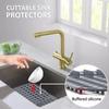 Silicone Sink Protector Heat-Resistant Anti-Slip Sink Liner Mat Portable Reusable Protector Mat for Kitchen Rectangle Sink