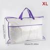 Průhledný netkaný polštář, balená přikrývka, deka, zip, prachotěsný úložný vak, domácí organizér, taška, nákupní taška, různé velikosti