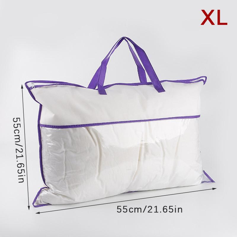 Průhledný netkaný polštář, balená přikrývka, deka, zip, prachotěsný úložný vak, domácí organizér, taška, nákupní taška, různé velikosti