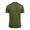 Men's Tactical Outdoor Quick-Dry T-Shirt Crew Neck Loose Fit Breathable Short Sleeve with Hook and Loop Patch Area for Customization