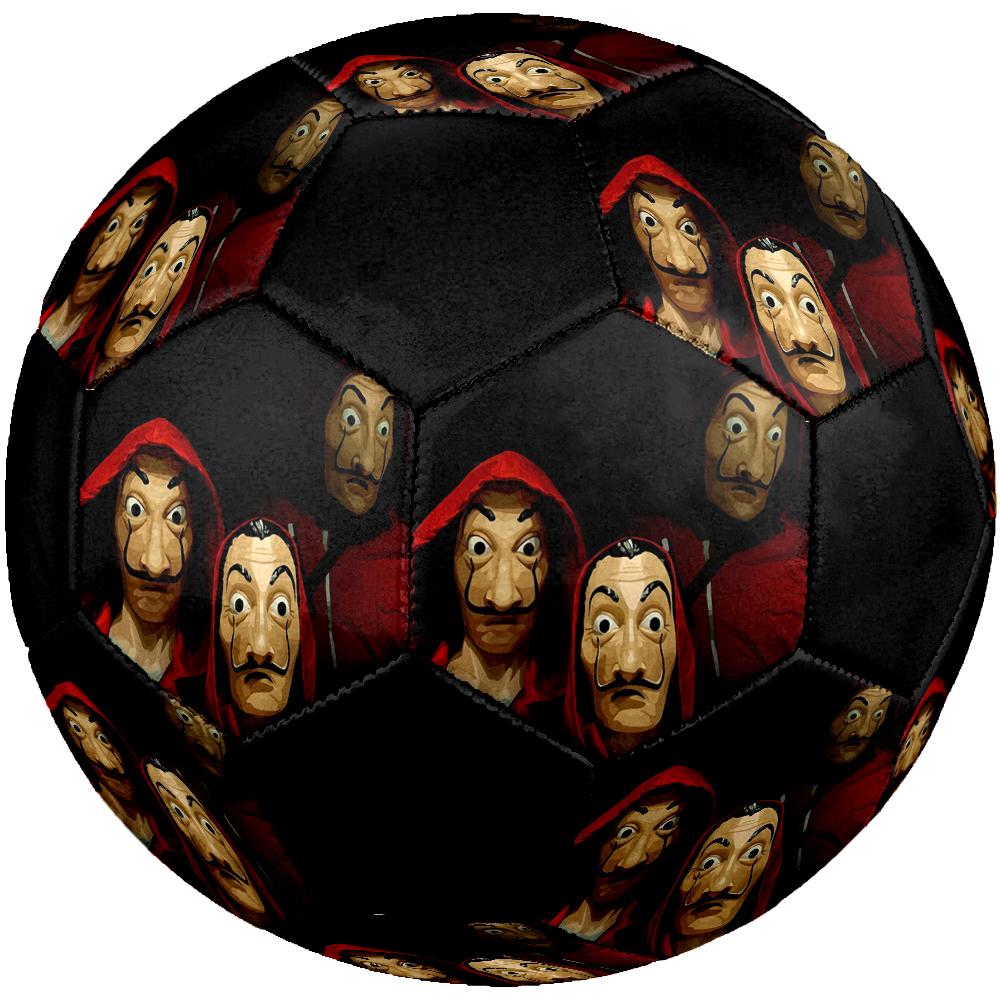 La Casa De Papel Theme Size 5 Soccer Ball, Suitable for Both Indoor and Outdoor Matches, a Gift Suitable for Everyone.