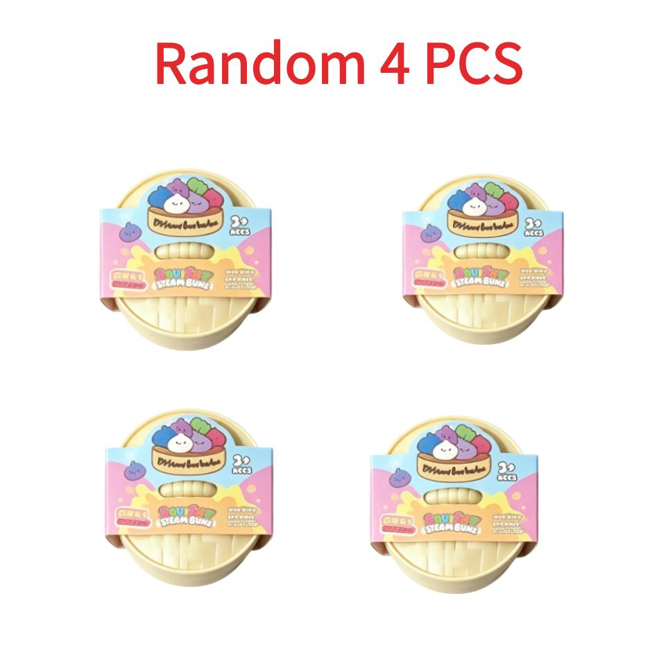 Scatola a Sorpresa Colorata Finta Raviolo Morbido Rilassante Antistress Migliora la Felicità Rimbalzante Spremi Giocattolo Antistress