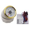 Voltmeter 52mm Marine Boat Volts Gauge Waterproof Voltage Volt Indicator with 7 Colors Backlight 8-16V 2 Inch Gauge for Auto