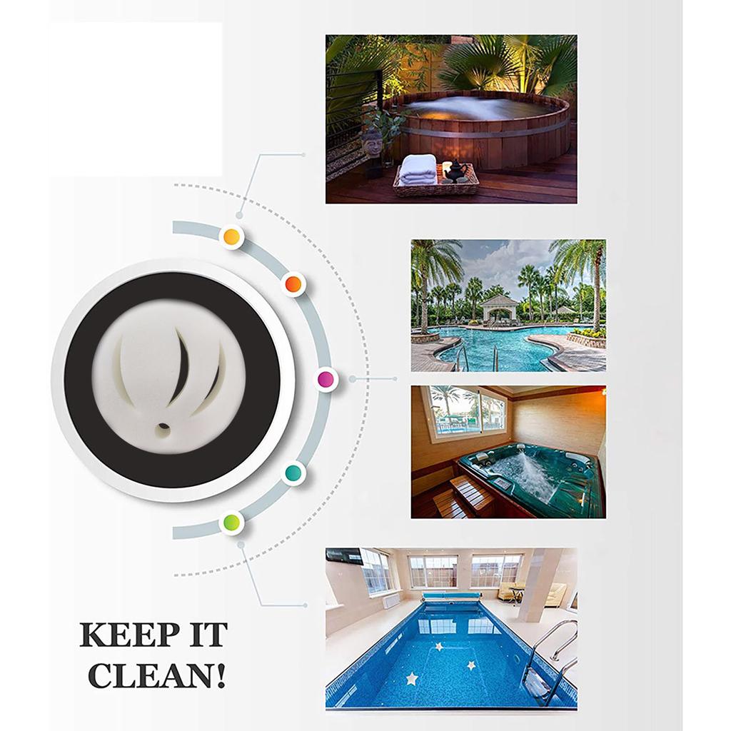 Högeffektiv oljeabsorberande svampfilter svamp för simbassäng