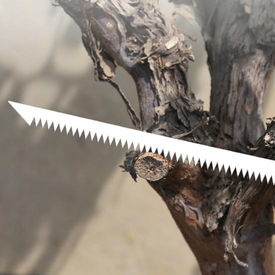 3 Pcs Hand Saw with Carbon Steel Blade Ultra-Smooth Teeth Portable Anti-Slip Handle Hack Saw for Outdoor Camping Gardening Survival Hiking