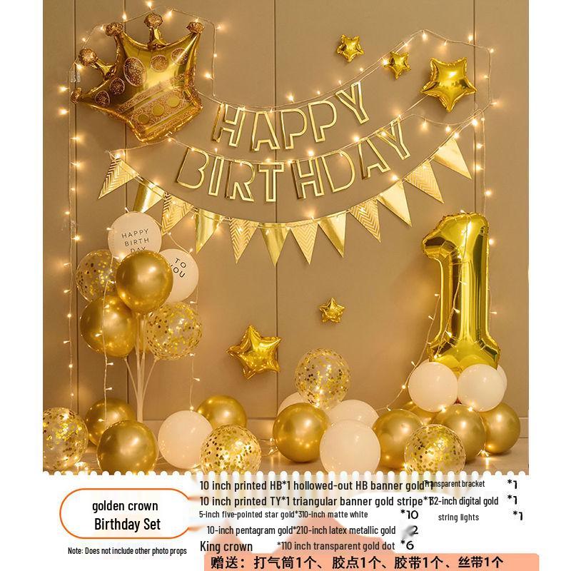 

Набор воздушных шаров на первый день рождения малыша: Украшение фона для церемонии ползания для мальчиков и девочек Numbers can be freely noted (default number 1)