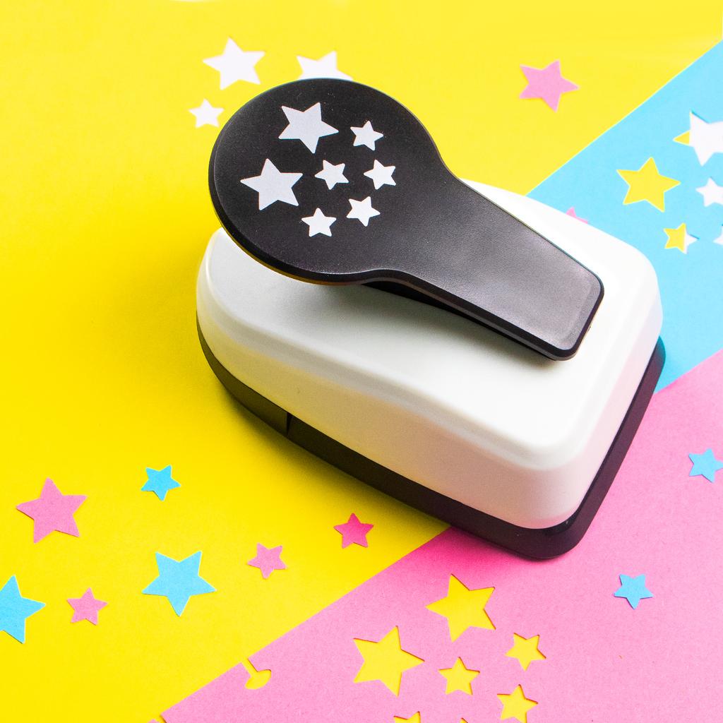 Paper cutter for crafts Hole Punch Puncher Punches Tool 50mm 2 inch 7 Star Paper Shapes Hole for card making custom scrapbooking