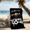 Customizable personalized beach towels My Chemical Romance themed designs.Suitable for the beach, yoga, sports;ideal as beach accessories