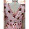 Women's Summer Sweet Sequins Long Mesh Strappy Pleated Dresses