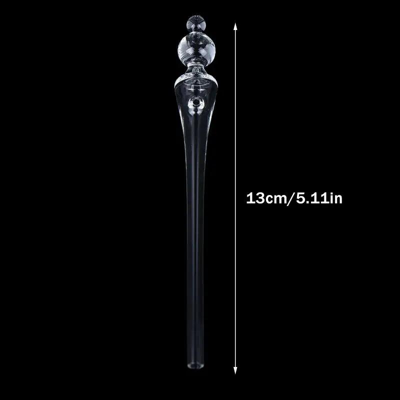 1PC Whisky Tasting Dropper 13cm Transparent Glass Whisky Pipette Water Dropper Tasting Session Straw Bar Accessories-Homeclub