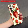 2DFlat Samsung Phone Case Vibrant Strawberry Pattern Phone Case Applicable To Galaxy S23 S24 S25ULTRA S26 A12 A14 A15 A16 A54 A55