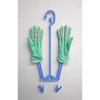 Sawafuji Glove Drying Rack, Light Blue, Made in Japan, with Clothes Drying Clothesline and Glove Hanger, Includes Pinch, Suitable for Cooking, Leather