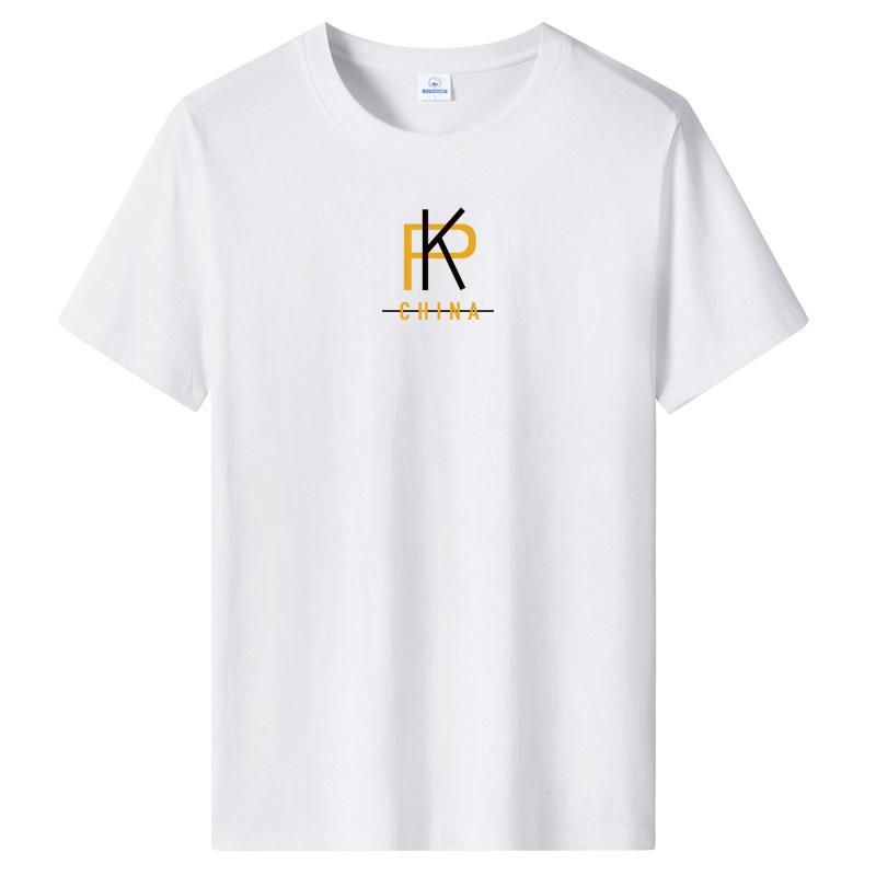 8 Colors Fashion Men's Short Sleeves Cotton T-shirt Large Size Loose Tee