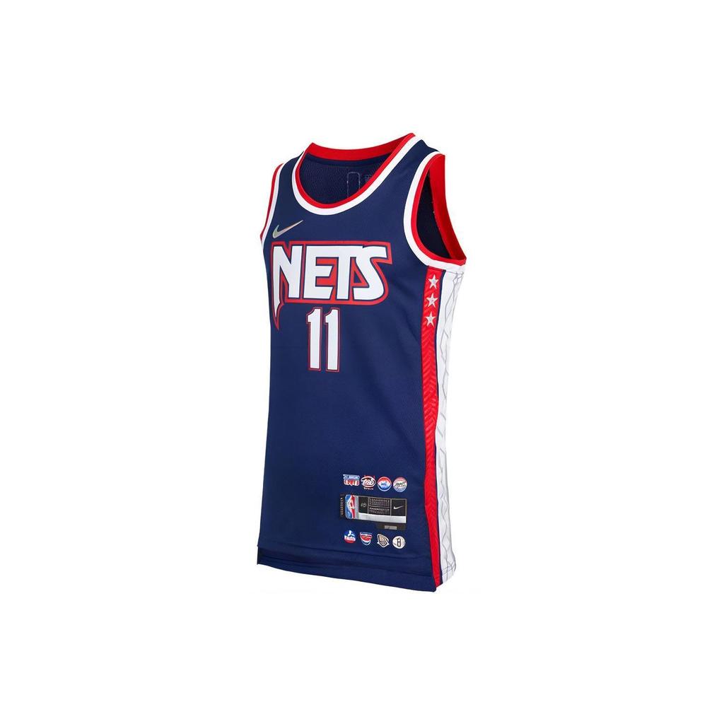 Nike Kyrie Irving 75th Anniversary Brooklyn Nets City Edition Basketball Tank Top Men Tops Blue DB4018-400