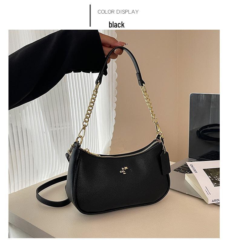 Stylish High-End Women's Crossbody Shoulder Bag with Chain - European & American Design