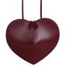 LECOEUR Genuine Leather Heart-Shaped Crossbody Shoulder Bag
