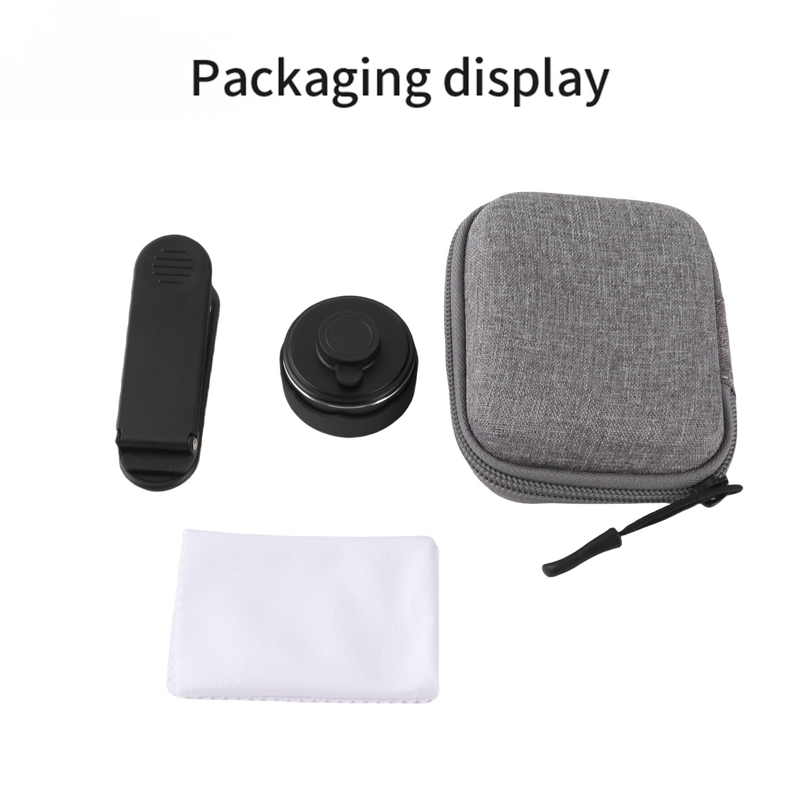 

Cell Phone NaMacro Lens 30mm-120mm Smartphone Camera Lens No Distortion with Storage Box Replacement