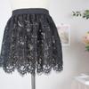 Spring and Autumn Women's Plus Size Layered Lace Hip-Covering Short Skirt Apron