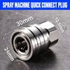 Thickened Quick Coupler 1/4inch Quick Connect Adapter New Spray Fitting  for Paint Sprayer