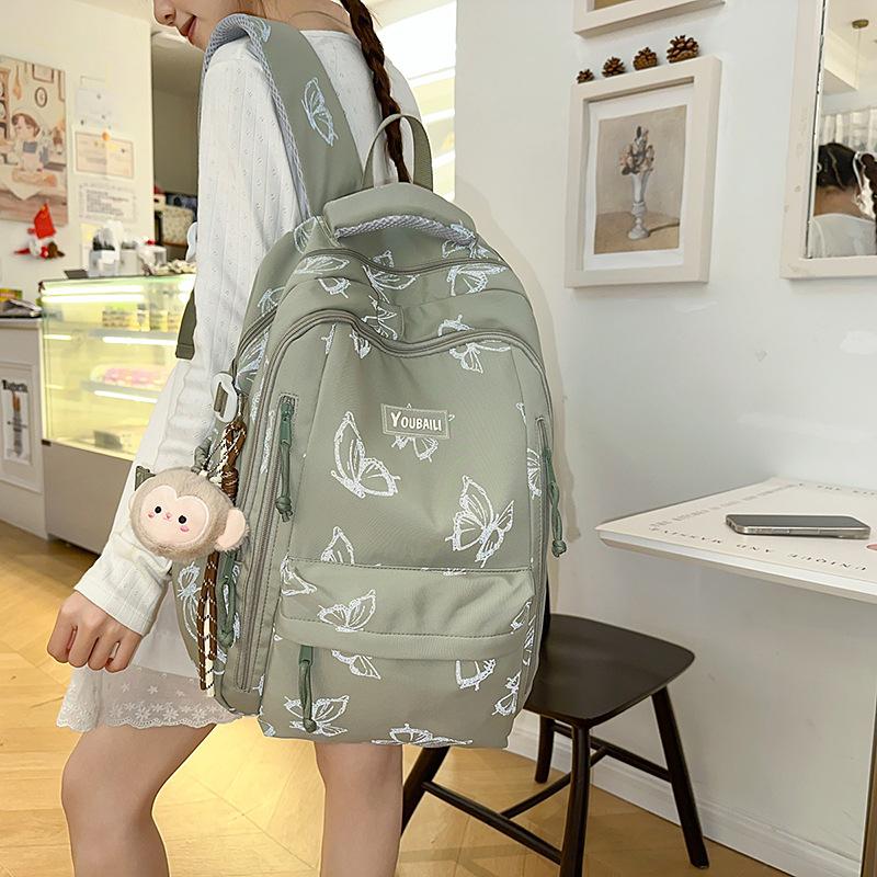 High Value Backpack New Girl Cute Student Schoolbag College Middle School Student Backpack