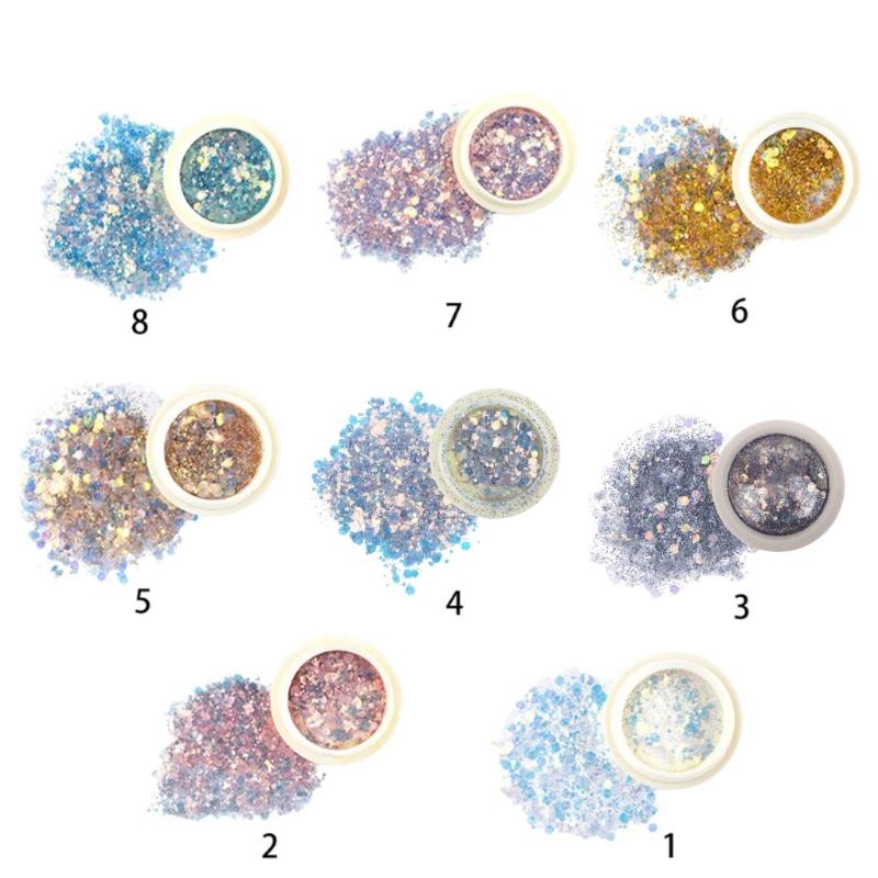Diy Epoxy Resin Material Fairy Pupil Sequins Eye Makeup Sequins Color Powder Bright Gradient Pigment Manicure Crafts