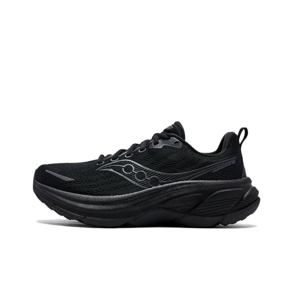Saucony Hurricane 25 Comfortable Soft Running Shoes Unisex Running Shoes Black S21026-501