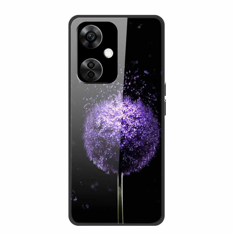Personalisierte bunte Landschafts-Handyhülle mit gehärtetem Glas für OnePlus NORD CE 3 5G