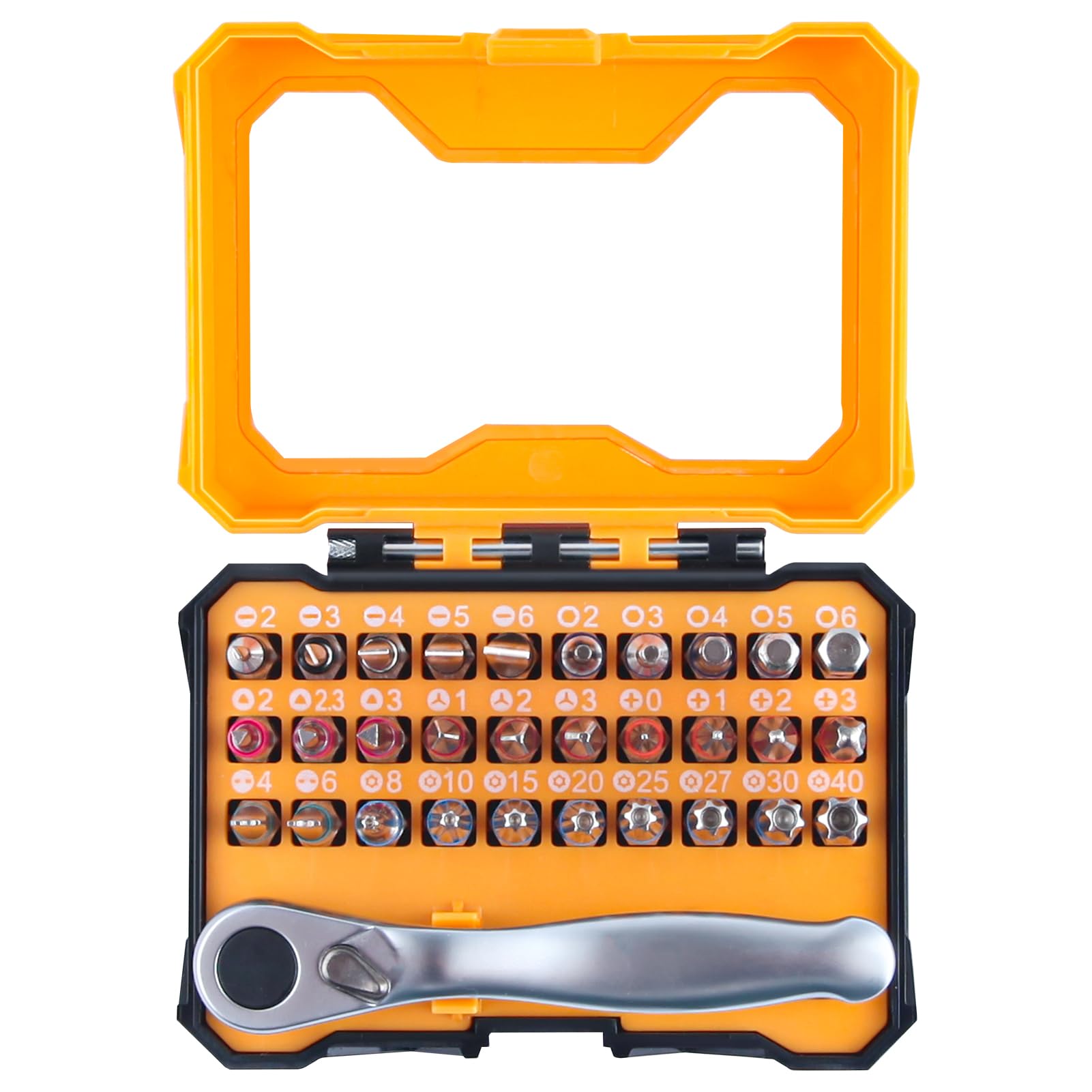 LEONTOOL Мини-трещотка для бит Короткий держатель бит с 72 зубьями Легкая смена направления с удлинителем Хром-ванадиевая Идеально для и