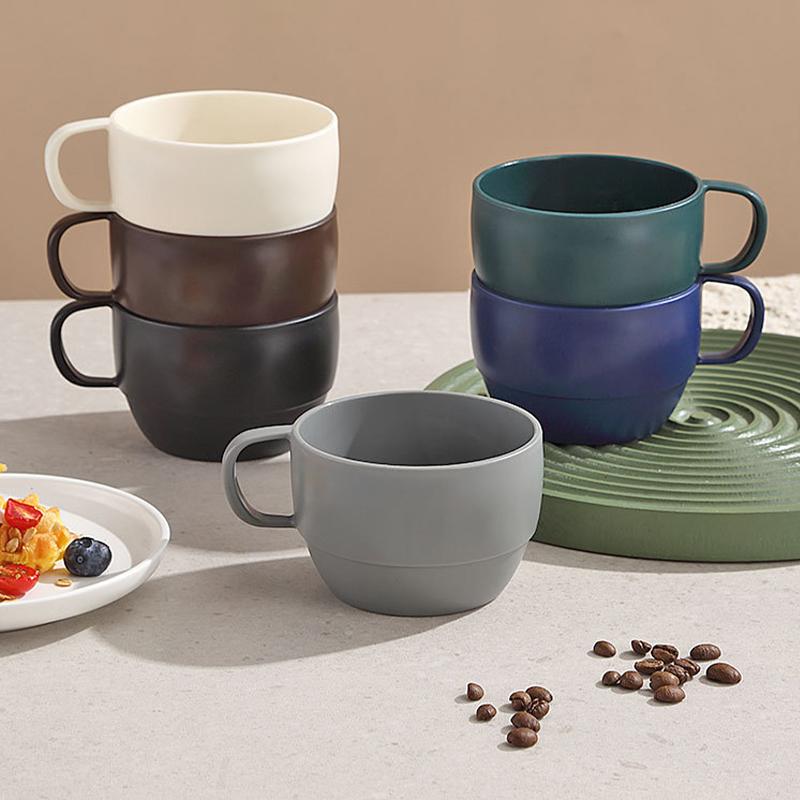 Plastic Coffee Cups 6-Pack Family And Children'S Not Easy To Break Suitable For Outdoor Camping