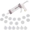 DIY Manual Cookie Press Maker Machine, Decorating Squeezing Machine,Making Mousse Icing Pastry Bread Mould, Cake Decorating Tool
