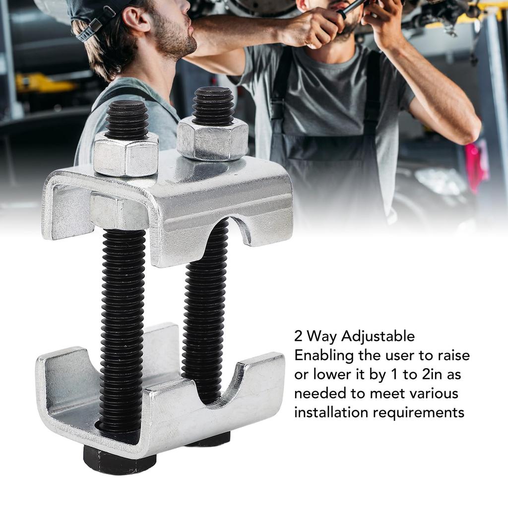 Carbon Steel Coil Spring Compressor Set, Adjustable Height, 1" To 2", High Stability, Adjustable Coil Spring Compressor for Trucks and Cars