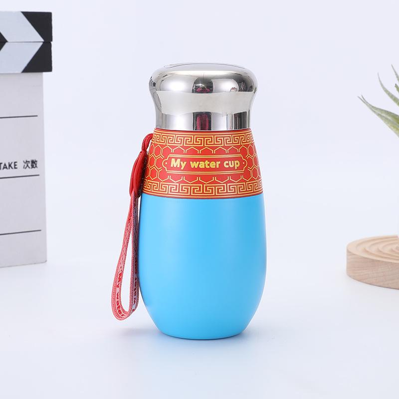 

316 Stainless Steel Vacuum Cup with Lanyard Chinese Tea Water Separation Portable Big Belly Cup Gift for Outdoor 500ml