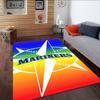 Mariners Team Logo  Carpet, Kitchen Rugs, Yoga Mat, Non-Slip Mats, Rug for Bathroom, Living Room Bedroom, Camping Rugs Christmas Gift