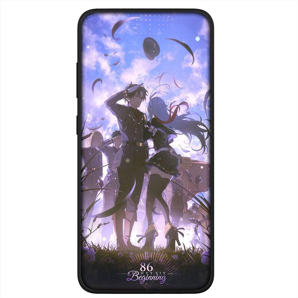 Anime 86 Eighty Six Wallpaper Cover Case for Samsung Galaxy S24 S23 Fe Ultra A55 A35 A24 A15 A05 M55 M15 Plus A02 A03 A70 S7