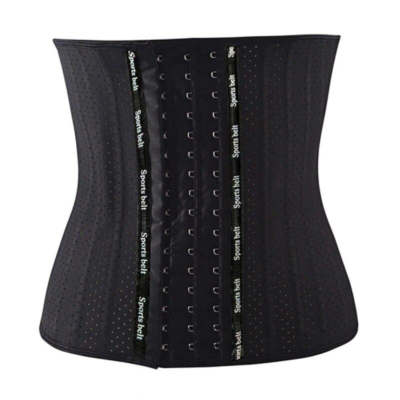 

Дихаючі корсети для талії Тренажер для тренування талії Пояс Cincher 3 ряди Гачки Body Shapers Нижня білизна для схуднення L