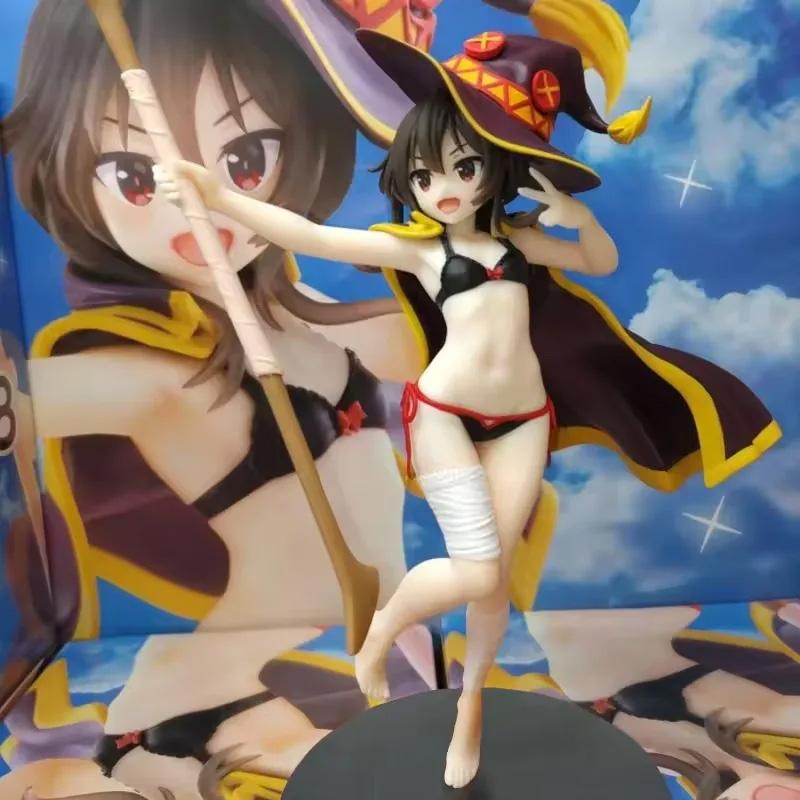 New KonoSuba: God's Blessing On This Wonderful World Megumin the Great Mage Swimsuit Beautiful Girl Figure Model Ornament