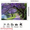 1Pcs Printed Jacaranda Tree Lake Decoration Background Winter Backdrop Decorations For Photo Studio Photo Booth Christams Party
