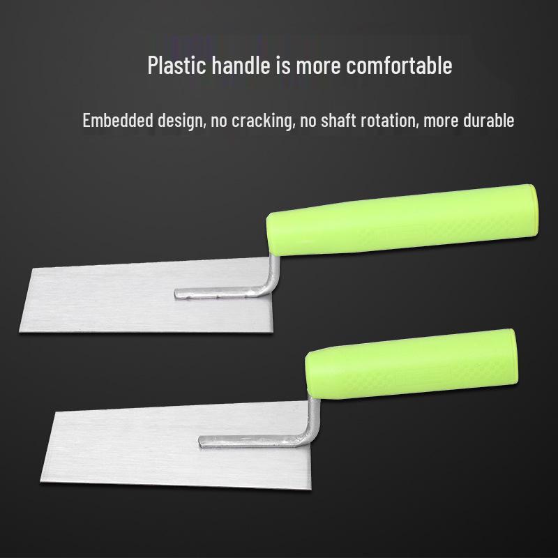 Plastic Handle Bricklaying & Mortar Trowel – 3, 4, 5, 6 Inch Square Masonry Tile Laying Tools