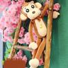 Monkey Monkey Plush Toy PP Cotton Monkey Plush Doll Funny Monkey Stuffed Animal Doll  Kids Gift